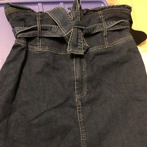 Fashion Nova Jean skirt